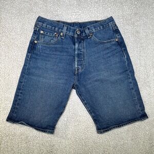 Levi's 501 Men Classic (29x9) Original Fit Stonewash Denim Shorts Jeans 80s 90s